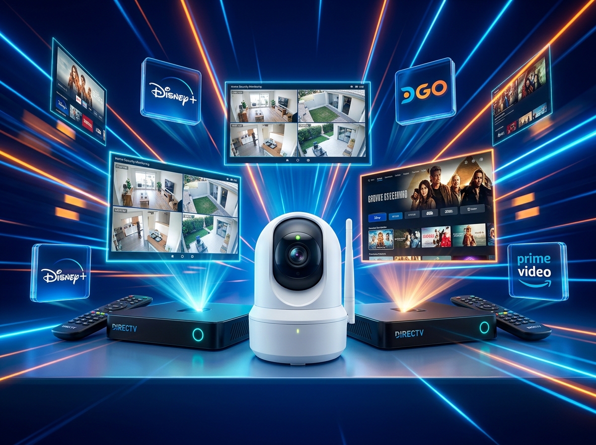 DIRECTV 2 Decos + Cámara IP + Convertidor Smart + Streaming